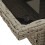 VidaXL vidaXL Gartentisch mit Glasplatte Hellgrau 80x80x75 cm Poly Rattan 9