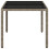 VidaXL vidaXL Gartentisch mit Glasplatte Hellgrau 150x90x75 cm Poly Rattan 6