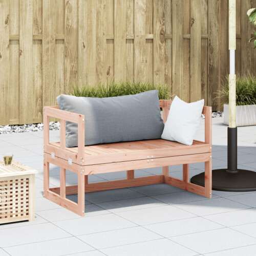VidaXL vidaXL Garden Sofa Bench Extendable Outdoor Dining Bench Solid Wood Douglas 2