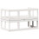 VidaXL vidaXL Garden Sofa Bench Extendable Outdoor Dining Bench White Solid Wood Pine 7