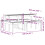 VidaXL vidaXL Picnic Table Outdoor Dining Table Wooden Garden Table Solid Wood Pine 9