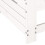 VidaXL vidaXL Garden Armrest Sofa with Cushion Outdoor Sofa White Solid Wood Pine 8