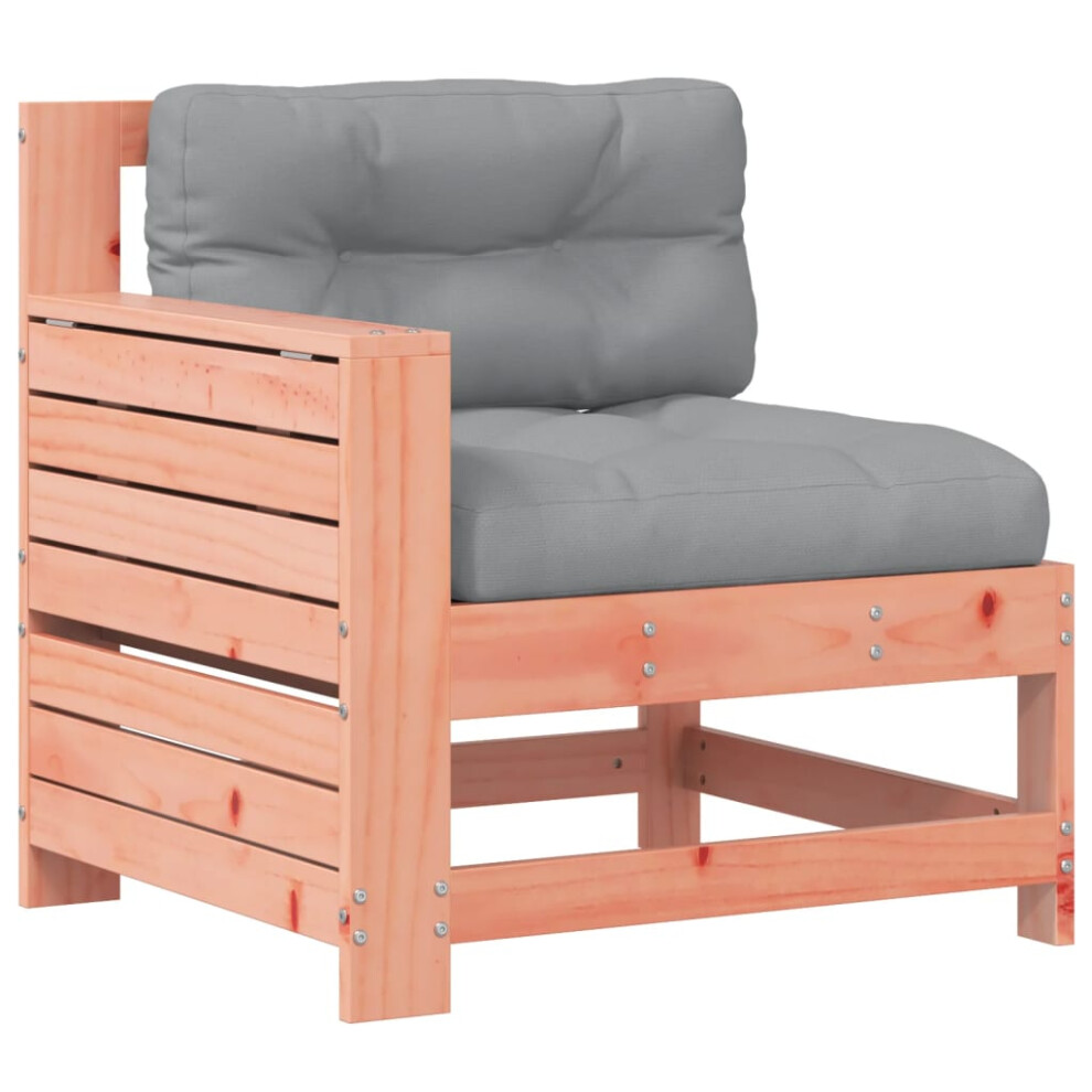 Vidaxl Garden Armrest Sofa With Cushion Outdoor Sofa Couch Solid Wood Douglas