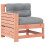 VidaXL vidaXL Garden Armrest Sofa with Cushion Outdoor Sofa Couch Solid Wood Douglas 2