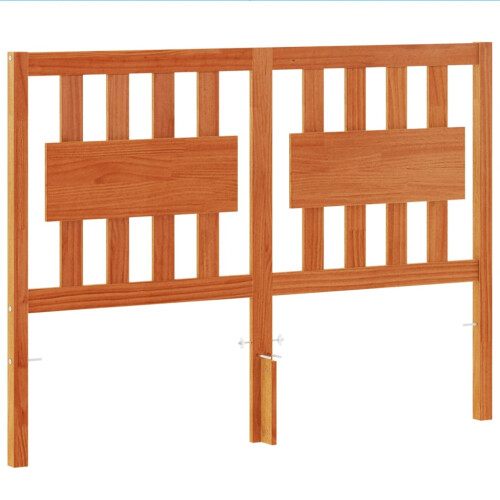 VidaXL vidaXL Headboard Bed Header Bed Headboard Wax Brown 135 cm Solid Wood Pine