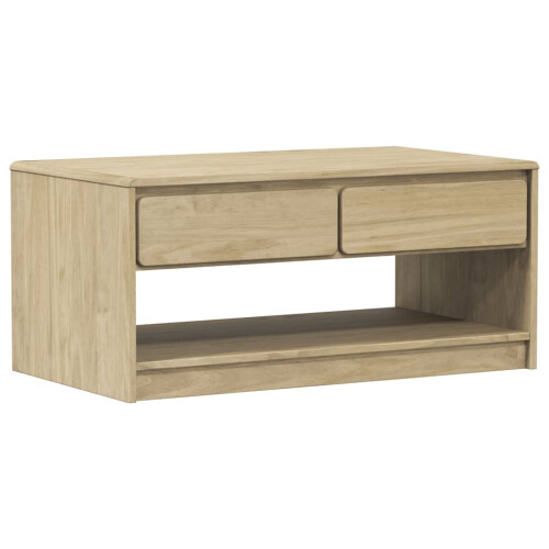 VidaXL vidaXL Coffee Table Hallway Centre End Table Side Table Oak Solid Wood Pine 1