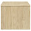 VidaXL vidaXL Coffee Table Hallway Centre End Table Side Table Oak Solid Wood Pine 5