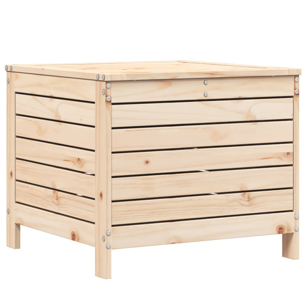 Vidaxl Garden Footstool Outdoor Ottoman Garden Stool Footrest Solid Wood Pine