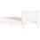 VidaXL vidaXL Bed Frame with Headboard and LED Lights White 75x190 cm Small Single 9