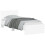 VidaXL vidaXL Bed Frame with Headboard and LED Lights White 75x190 cm Small Single 6