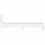 VidaXL vidaXL Bed Frame with Headboard and LED Lights White 75x190 cm Small Single 8