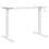 VidaXL vidaXL Standing Desk Frame Height Adjustable Table Workstation White Steel 7