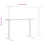 VidaXL vidaXL Standing Desk Frame Height Adjustable Table Workstation White Steel 8