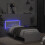 VidaXL vidaXL Bed Frame with Headboard and LED Lights White 75x190 cm Small Single 5