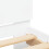 VidaXL vidaXL Bed Frame with Headboard and LED Lights White 75x190 cm Small Single 10