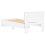 VidaXL vidaXL Bed Frame with Headboard and LED Lights Bad Base White 90x190 cm Single 9