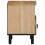 VidaXL vidaXL Bedside Cabinet Nightstand Bedroom End Table Bed Table Solid Wood Mango 6
