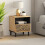 VidaXL vidaXL Bedside Cabinet Nightstand Bedroom End Table Bed Table Solid Wood Mango 3
