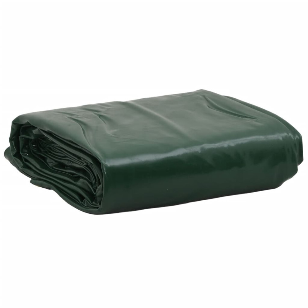 Vidaxl Tarpaulin Cover Ground Sheet Waterproof Camping Tarp Green 650 G/Mâ² 8721012400993