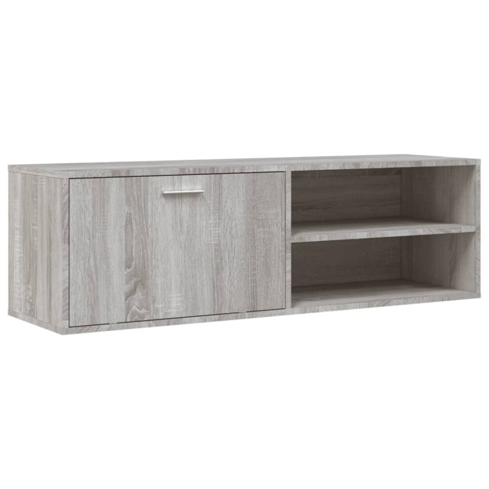 Vidaxl Tv Cabinet Tv Stand Media Cabinet Tv Unit Grey Sonoma Engineered Wood