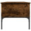 VidaXL vidaXL Coffee Table End Table Sofa Table Smoked Oak Engineered Wood and Metal 6