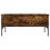VidaXL vidaXL Coffee Table End Table Sofa Table Smoked Oak Engineered Wood and Metal 5