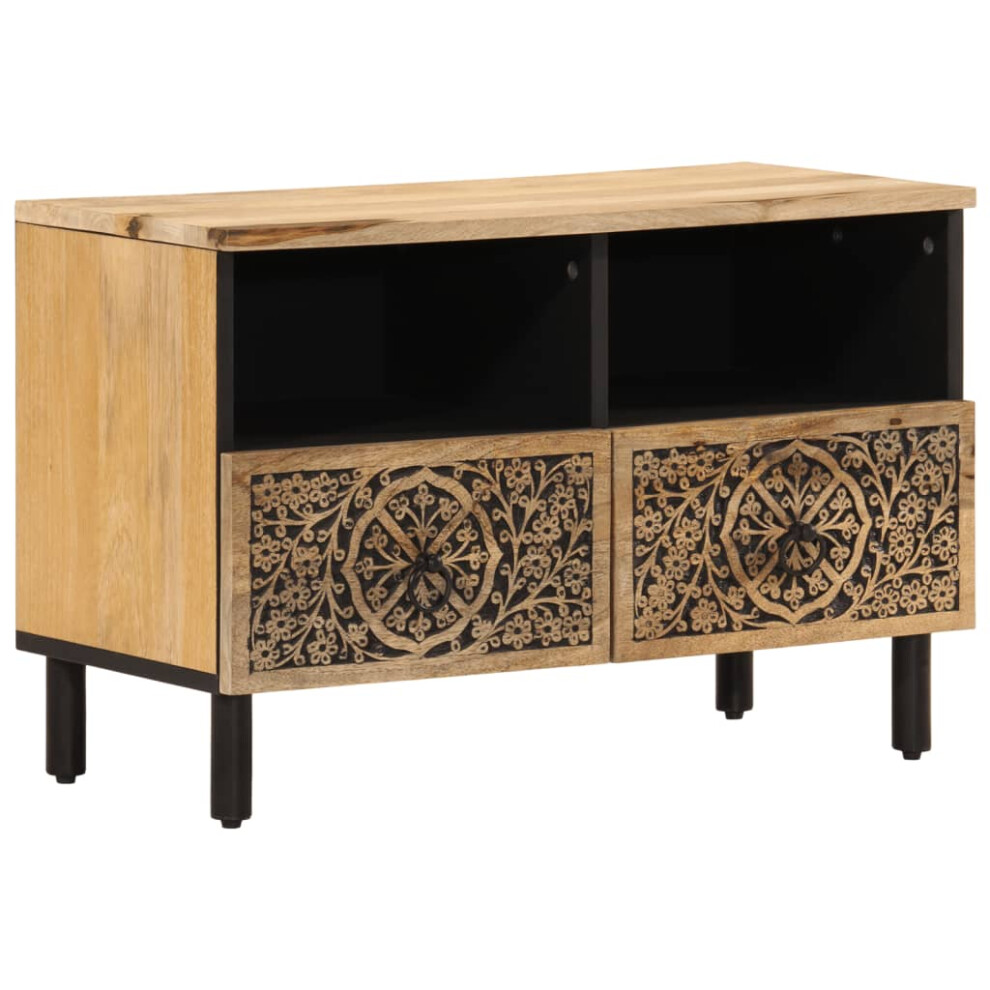 vidaXL TV Cabinet TV Stand Entertainment Centre Media Unit Solid Wood Mango