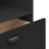 VidaXL vidaXL Bookcase Bookshelf Side Cabinet Storage Book Rack Black Engineered Wood 9