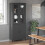 VidaXL vidaXL Top for Highboard Top for Side Cabinet Anthracite Grey Engineered Wood 3