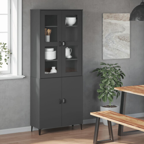 VidaXL vidaXL Top for Highboard Top for Side Cabinet Anthracite Grey Engineered Wood 2