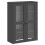 VidaXL vidaXL Top for Highboard Top for Side Cabinet Anthracite Grey Engineered Wood 2