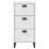 VidaXL vidaXL Bedside Cabinet VIKEN White Engineered Wood 6