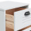 VidaXL vidaXL Bedside Cabinet Side Table Nightstand Bed Table White Engineered Wood 9