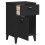 VidaXL vidaXL Bedside Cabinet Side Table Nightstand Bed Table Black Engineered Wood 5