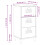 VidaXL vidaXL Bedside Cabinet VIKEN White Engineered Wood 10