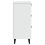 VidaXL vidaXL Bedside Cabinet VIKEN White Engineered Wood 7