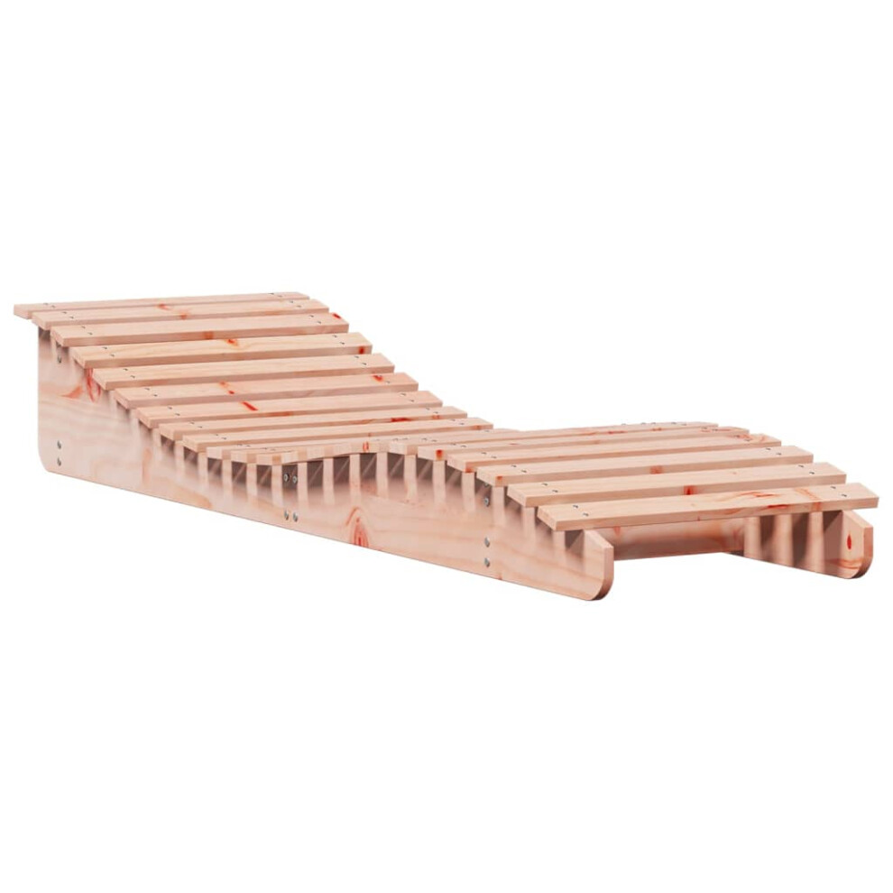 Vidaxl Sun Lounger Sun Bed Day Bed Outdoor Lounge Chair Solid Wood Douglas