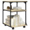 VidaXL vidaXL Printer Stand 3-Tier Office Printer Table Sonoma Oak Engineered Wood 5