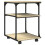 VidaXL vidaXL Printer Stand 3-Tier Office Printer Table Sonoma Oak Engineered Wood 1
