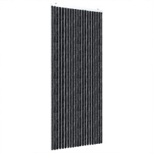 vidaXL Fly Curtain Door Curtain Fly Screen Anthracite 100x200 cm Chenille