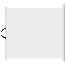 vidaXL Retractable Pet Gate Dog Safety Gate Roller Blind Safety Barrier White