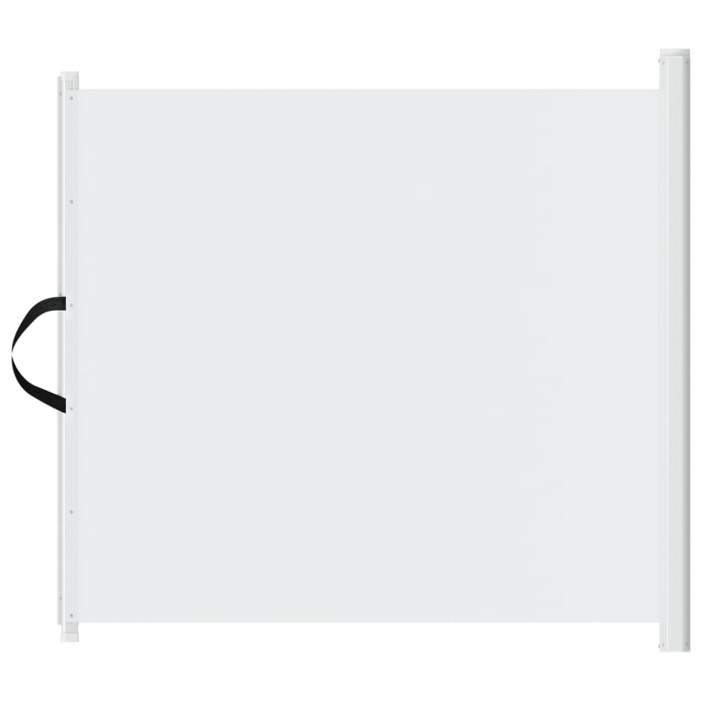 Vidaxl Retractable Pet Gate Dog Safety Gate Roller Blind Safety Barrier White