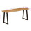 VidaXL vidaXL Bench with Live Edge Dining Bench Hall Bench Seat Solid Wood Acacia 4
