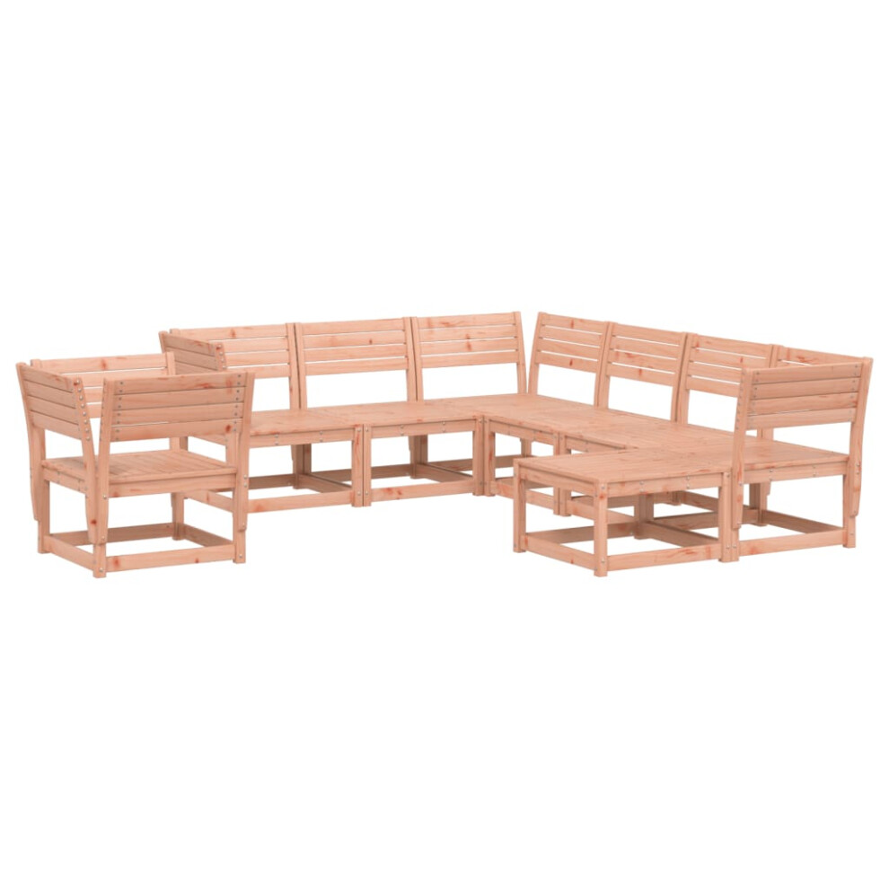 vidaXL Garden Lounge Set 8 Piece Outdoor Lounge Set Sofa Solid Wood Douglas