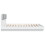 VidaXL vidaXL Bed Frame with Headboard White 180x200 cm Super King Engineered Wood 5