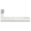 VidaXL vidaXL Bed Frame with Headboard Bed White 135x190 cm Double Engineered Wood 5