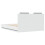 VidaXL vidaXL Bed Frame with Headboard Bed White 135x190 cm Double Engineered Wood 6
