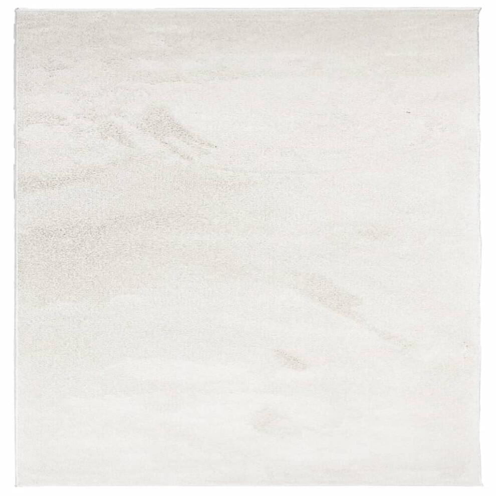 Vidaxl Rug Short Pile Soft And Washable Rug Floor Mat Area Rug Carpet Beige