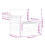 VidaXL vidaXL Garden Armrest Sofa with Side Table Outdoor Sofa Solid Wood Douglas 4