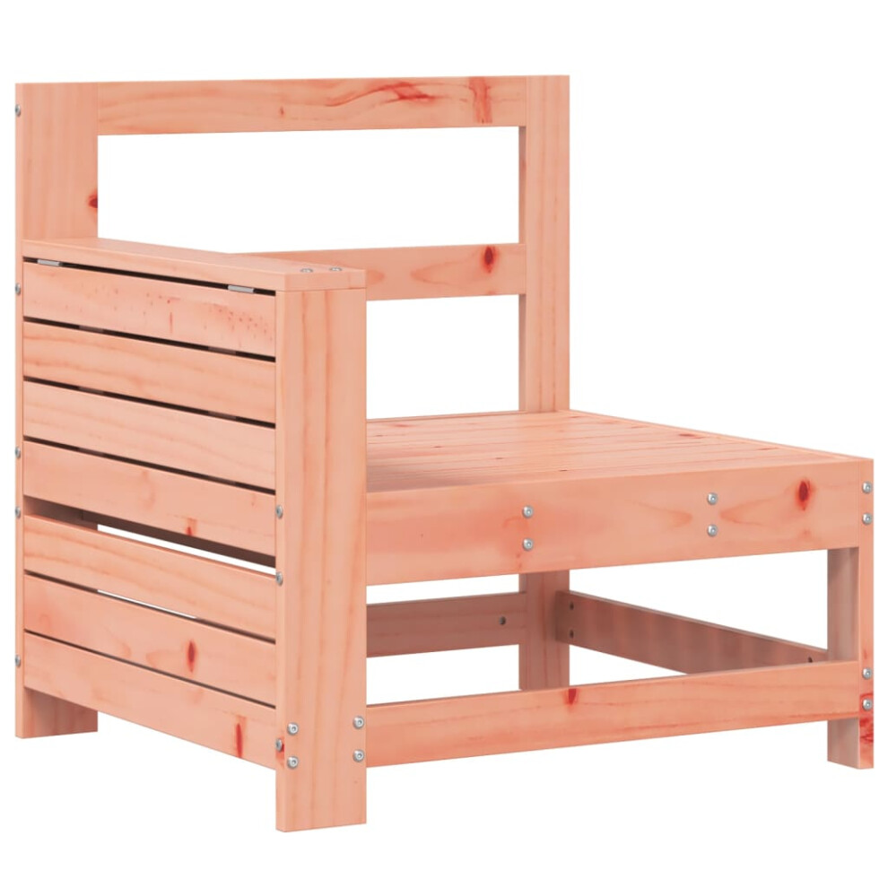 Vidaxl Garden Armrest Sofa With Side Table Outdoor Sofa Solid Wood Douglas